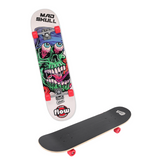 Ozbozz 31 Inch Maple Chaser Skateboard with Non-Slip Grip – Classic Strong Board, White