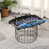 HOMCOM 2ft Foosball Table with 8 Rods, Score Boards & 2 Balls – Indoor Table Football for Kids & Adults