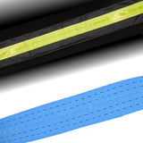 Heavy Duty 8 Tonne Tow Rope, 5m Recovery Strap with Two Shackles & Reflective Tape – Road Recovery, Blue
