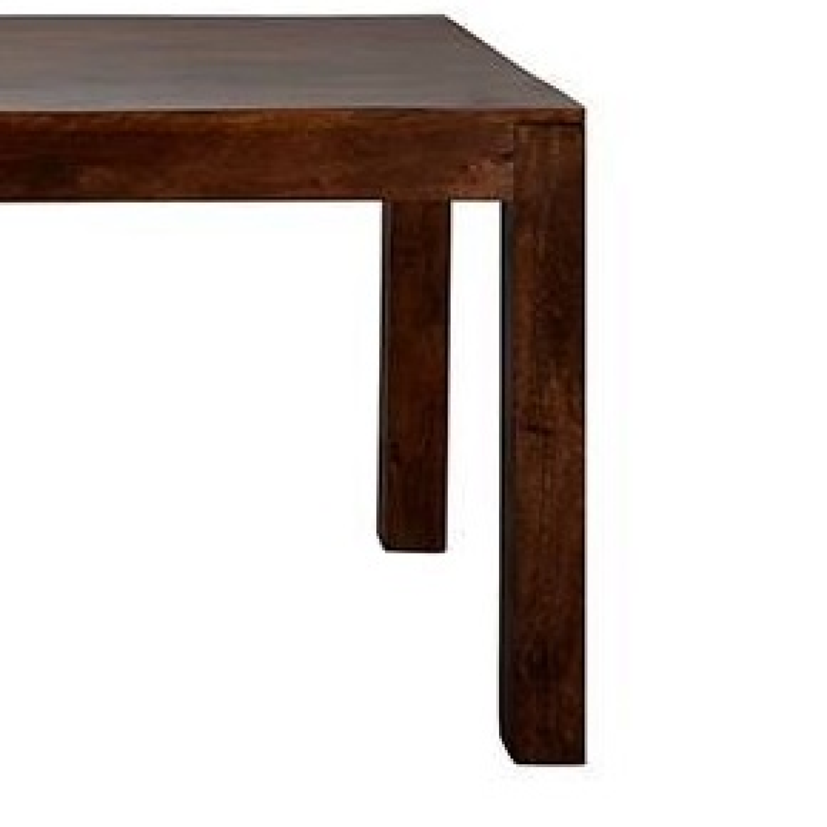 Toko Dark Mango Wood Large Dining Table, 6ft (180cm) – Solid Wood Family Dining Table
