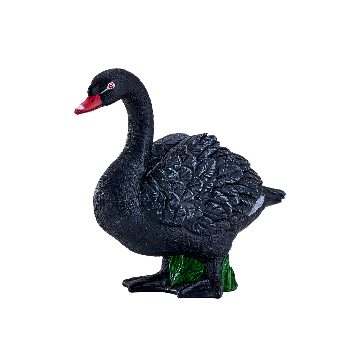 Mojo Black Swan Figurine – Hand-Painted Realistic Water Bird Model