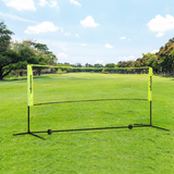 SPORTNOW 3m Badminton Net with Adjustable Height & Carry Bag – Sports Net for Tennis, Pickleball & Volleyball