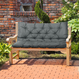 Outsunny 2 Seater Garden Bench Cushion with Ties – Large Padded Swing Chair Seat Pad, 110 x 120cm