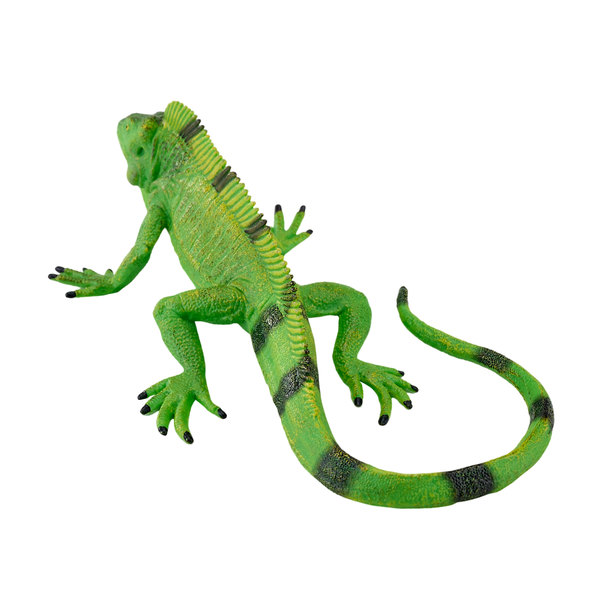 Mojo Iguana Figurine, Hand-Painted Realistic Reptile Toy