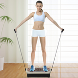 HOMCOM Vibration Plate Machine with 99 Speed Levels, LED Display & Remote – Home Gym Fitness Trainer