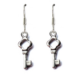 Aye Do Gifts Key Drop Earrings – Silver Plated Key Charm, Nickel Free Hooks, Keepsake Gift