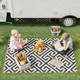 Outsunny Reversible Outdoor Straw Rug, 121 x 182cm