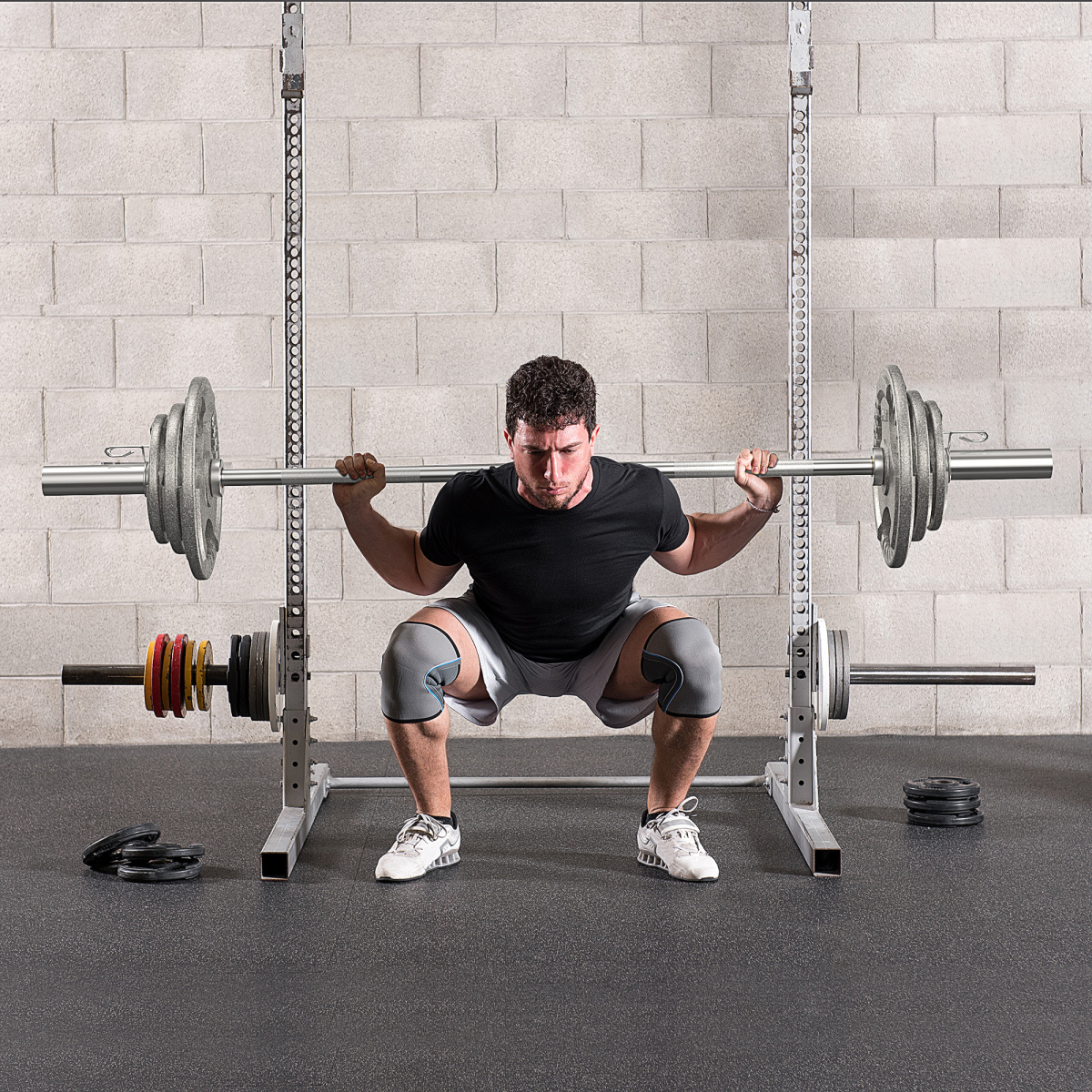 Olympic Weight Plates Set of 2 x 10kg with 2" Centre Hole & Tri-Grip – Steel Barbell Plates for Home Gym