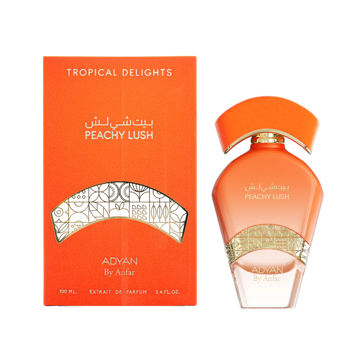 London Musk Peachy Lush by Adyan – Fruity Floral Fragrance with Peach, Grapefruit & Vanilla