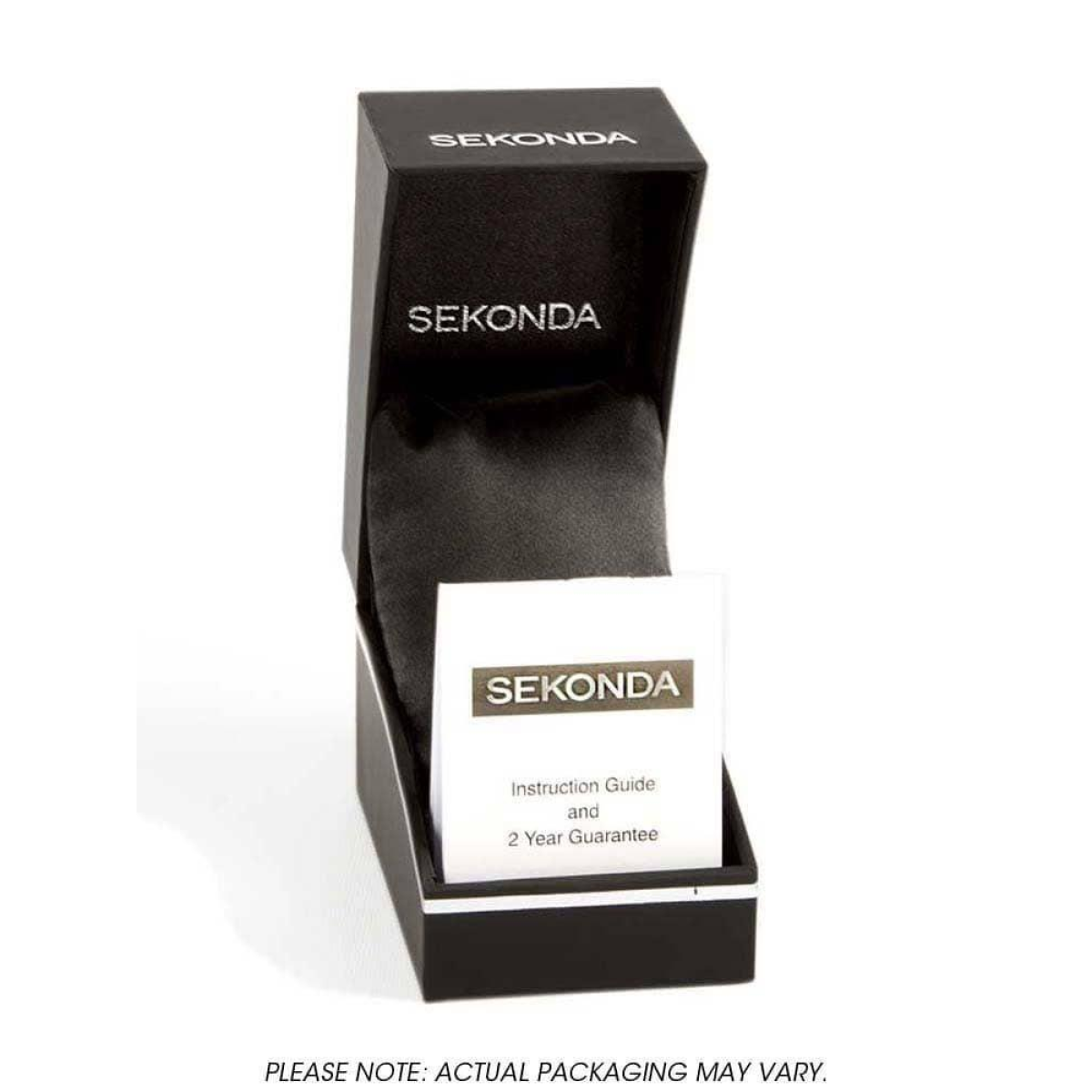 Sekonda Seksy Ladies Rectangular Watch – Silver Stone Set Dial, Crystal Embellished Bracelet