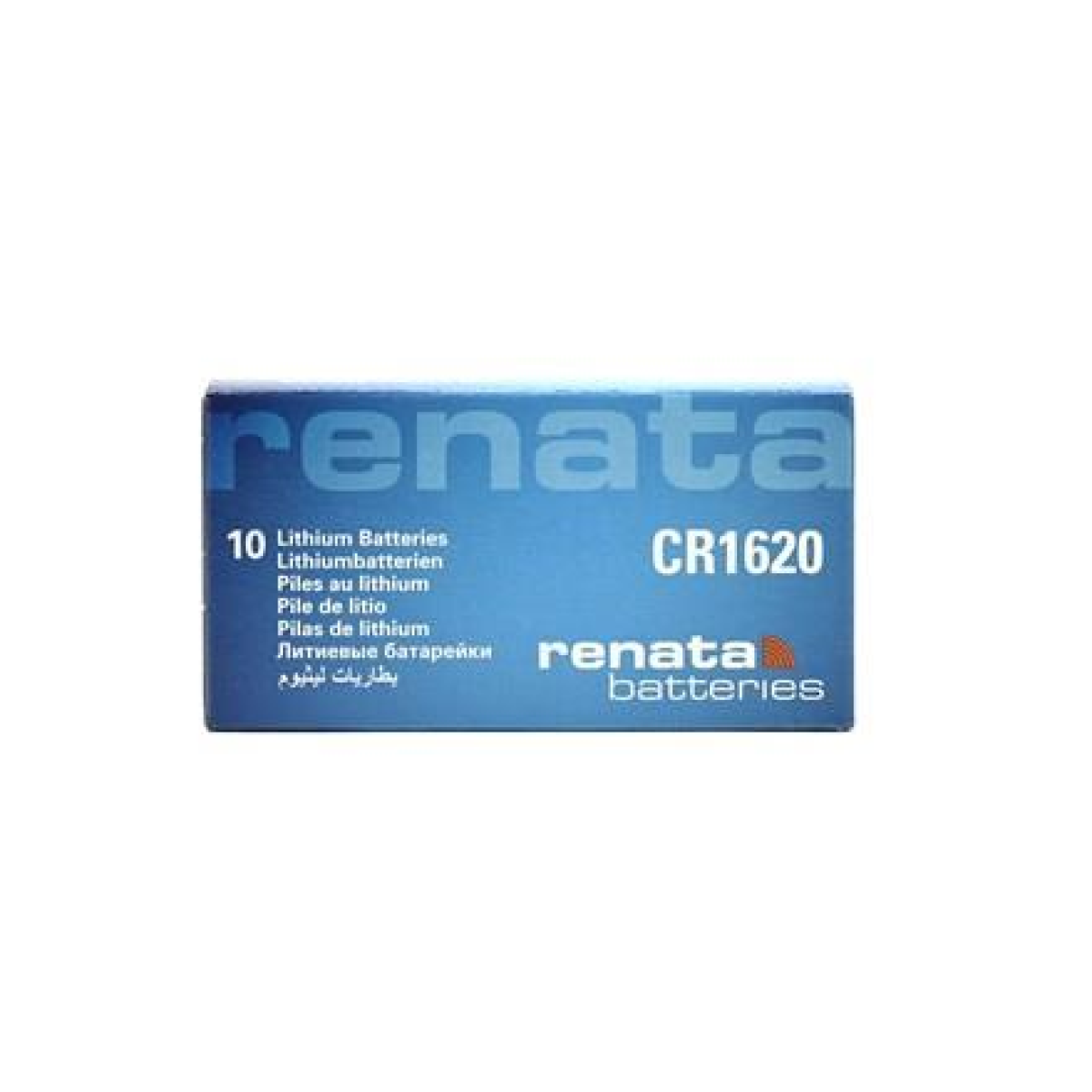 Renata CR1620 Lithium Watch Battery – Single Coin Cell Replacement, 1 Piece