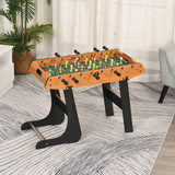 HOMCOM Folding Football Table with Scoreboards & Foam Grip Handles – Space-Saving Foosball Game Table