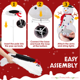 4ft Pop-Up LED Snowman Christmas Decoration