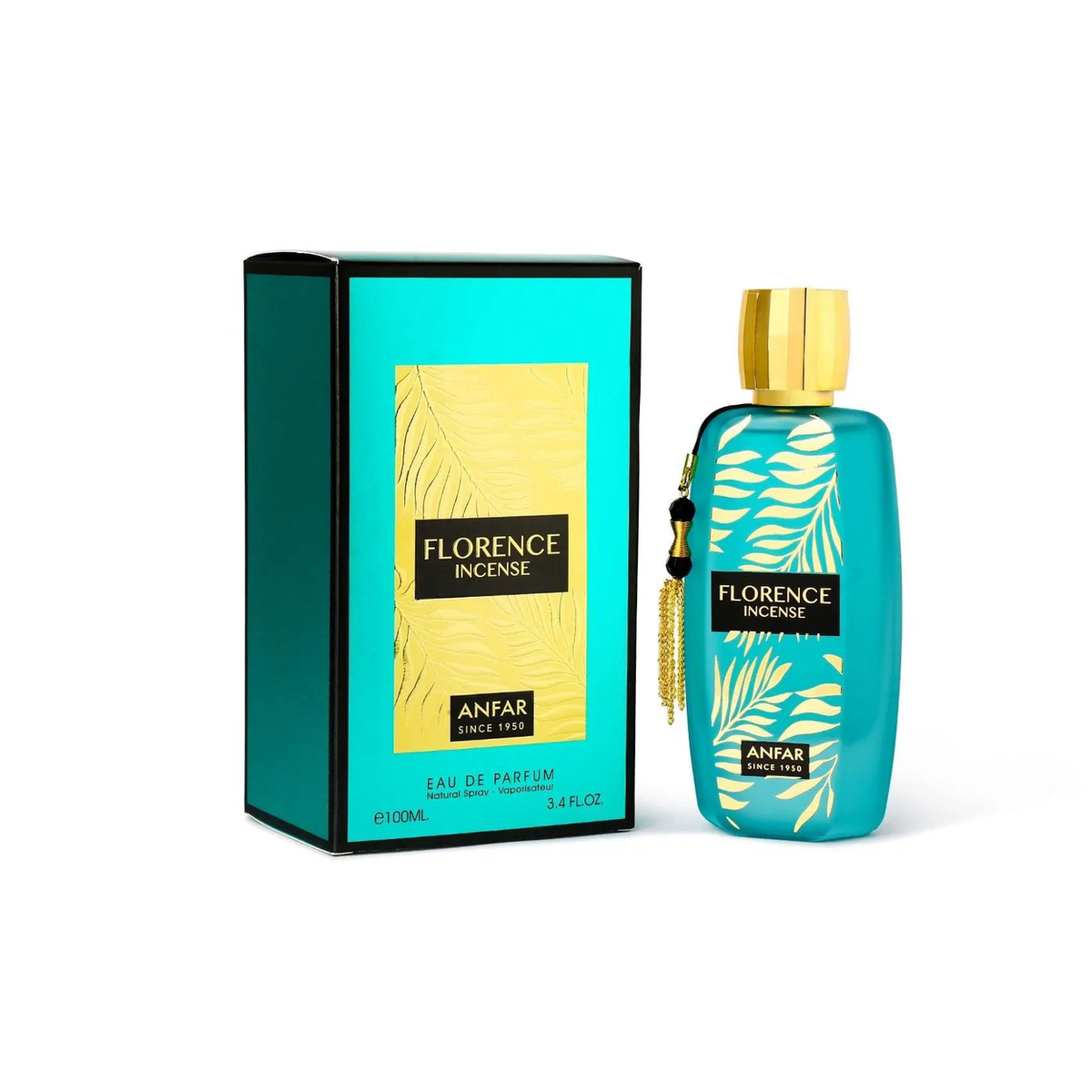 Florence Incense Eau de Parfum 100ml – Floral Woody Oriental Women's Perfume with Peony and Musk