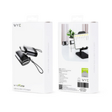 WYEFLOW USB-A to USB-C OTG Adaptor with Anti-Loss Lanyard – Data Transfer, Plug and Play, Silver