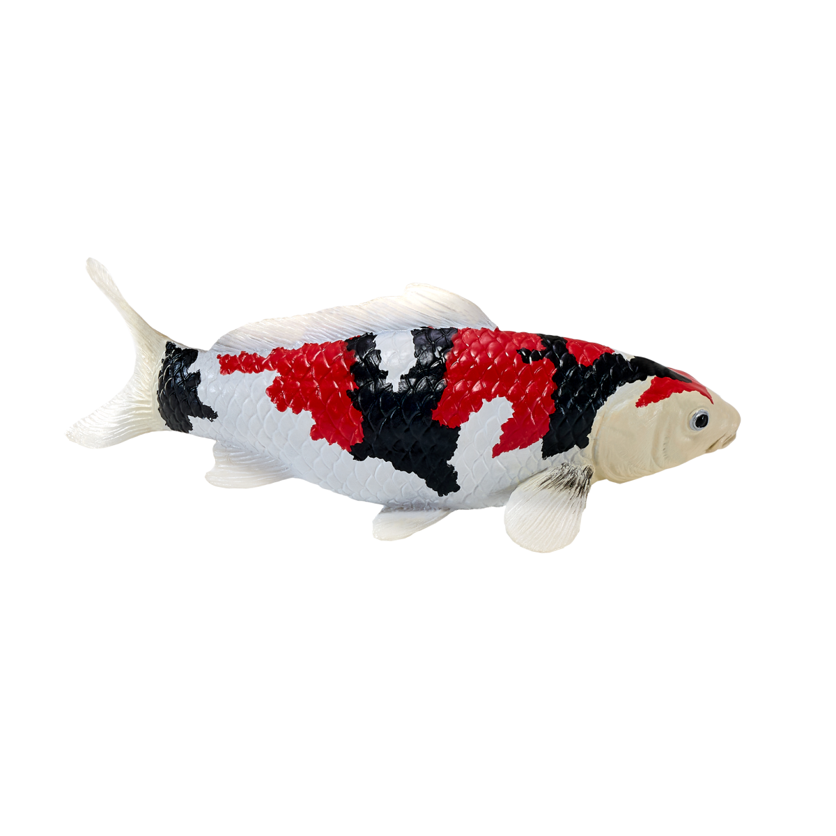 Mojo Showa Sanshoku Koi Carp Figurine – Hand-Painted Realistic Fish Model