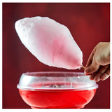 Tower Candy Floss Maker with 400W Motor, One-Button Operation & Detachable Bowl – Retro Red Party Treat Maker