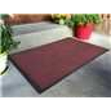 Heavy-Duty Barrier Mat 60 x 80cm with Non-Slip Rubber Backing – Dirt Trapping Entrance Mat, Red