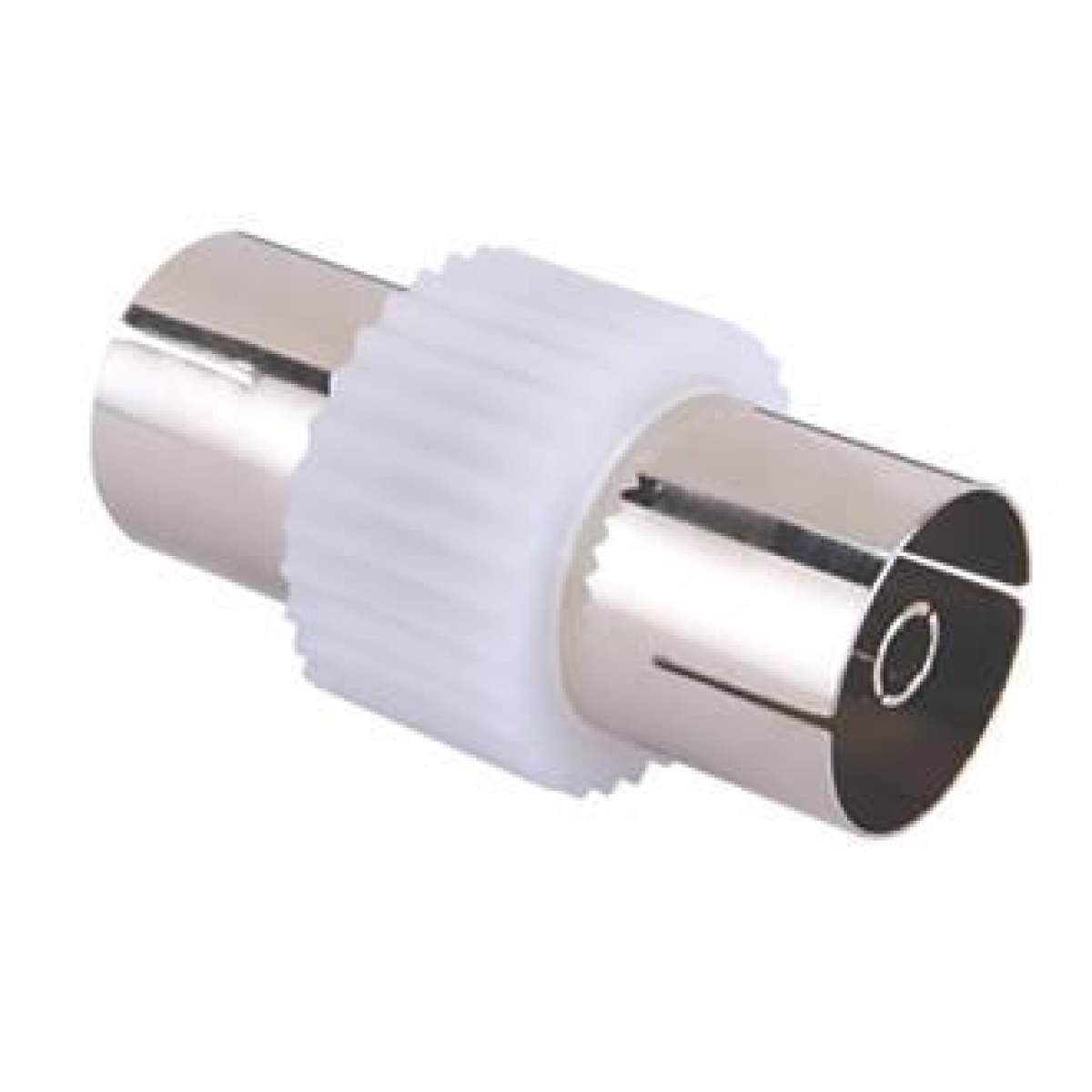Electrovision White Coaxial Female Socket to Socket Coupler F350AB – Join TV Aerial Leads