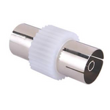 Electrovision White Coaxial Female Socket to Socket Coupler F350AB – Join TV Aerial Leads