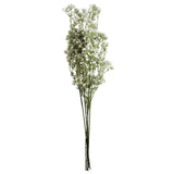 Leaf Large Artificial Gypsophila Foliage Spray with Wired Shapable Stems, Pack of 6 – 85cm Floral Decor, White