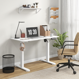 Vinsetto Electric Standing Desk 120 x 60cm with Four Memory Presets, Height Adjustable Sit-Stand – Home Office Desk, White