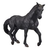 MojoFun Andalusian Black Horse Toy Figurine – Realistic Horse Model