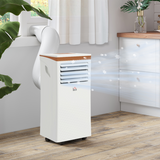 HOMCOM 10000 BTU 4-in-1 Portable Air Conditioner with LED Display & Timer – Cooling, Dehumidifier & Fan