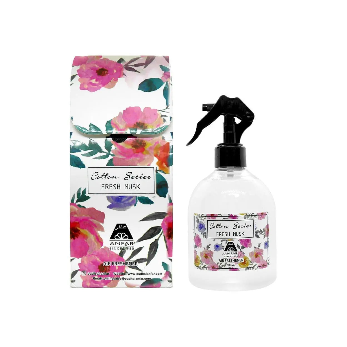 London Musk Fresh Musk Air Freshener Spray – Floral Room Fragrance with Rose, Jasmine & Lily of the Valley