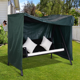 Outsunny 600D Oxford Waterproof Swing Chair Cover with Drawstring & Zip – Garden Weather Protection, Green