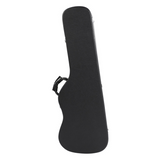 High Grade Electric Guitar Hard Case with Plush Lining and Chrome Latches – Microgroove Finish, Black