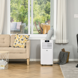 HOMCOM 10000 BTU Portable Air Conditioner with Remote, 4 Modes & 24H Timer – Bedroom & Office Cooling