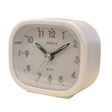 Amplus Travel Alarm Clock with Silent Sweep Second Hand, Snooze & Light – Luminous Hands, PT182W