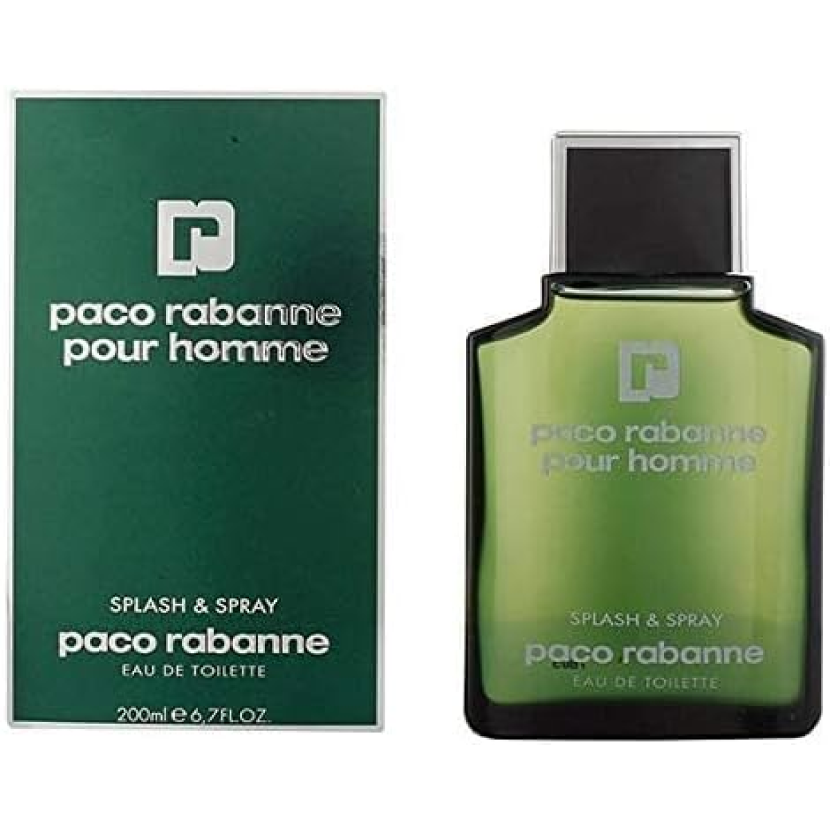 Paco Rabanne Pour Homme Eau De Toilette Spray 200ml – Classic Aromatic Fougère Fragrance for Men