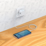 WYEFLUX 20W USB-C Power Adapter – Single-Port Fast Wall Charger, White
