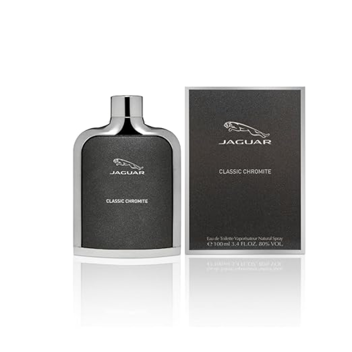 Jaguar Classic Chromite Eau de Toilette Spray 100ml – Fresh, Spicy & Woody Fragrance for Men