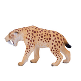 Mojo Smilodon Sabre-Toothed Cat Figure – Realistic Prehistoric Toy