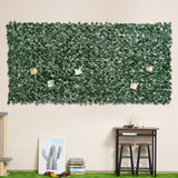 Outsunny Artificial Leaf Hedge Panel 1.5m x 3m – Garden Privacy Screen, UV Stabilised