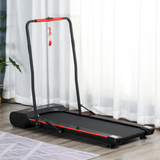 HOMCOM Folding Walking Machine with LED Display & Remote Control, 1–6km/h – Home Jogging Treadmill
