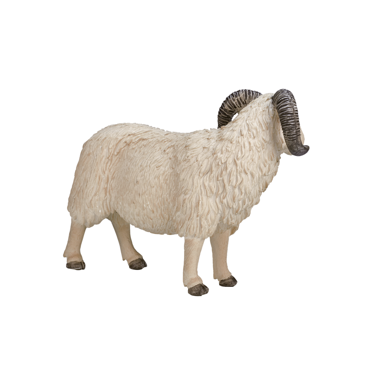 Mojo Sheep Ram Figurine – Realistic Farm Animal Toy