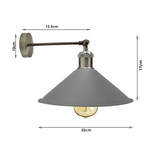 Industrial Grey Retro Wall Sconce