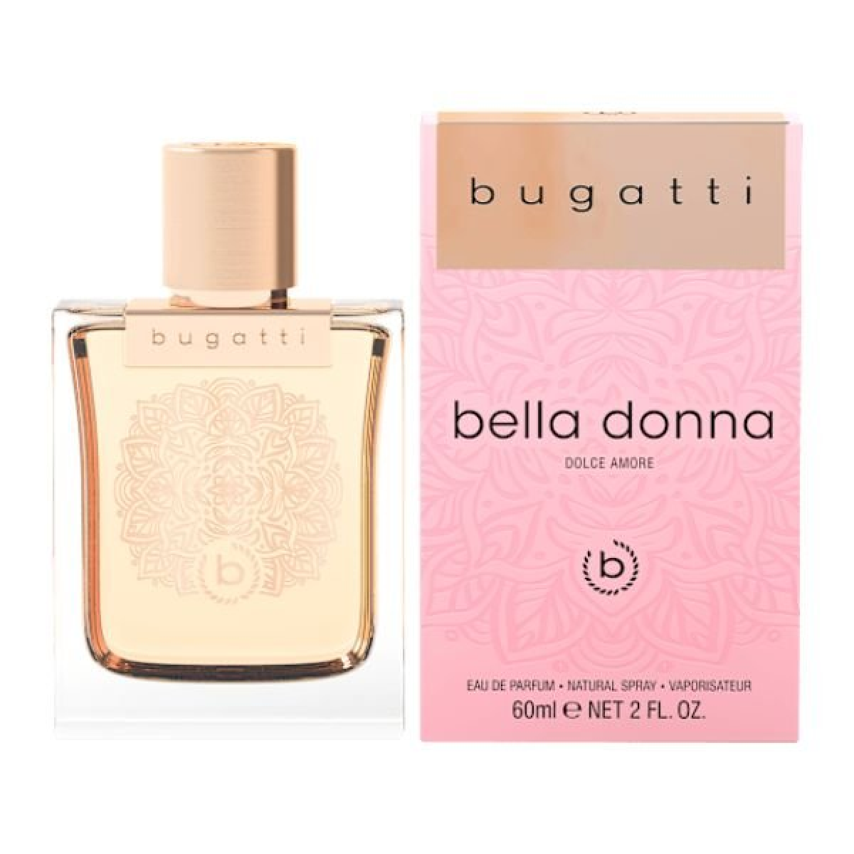Bugatti Bella Donna Dolce Amore Eau de Parfum Spray 60ml – Floral, Fruity Fragrance for Women