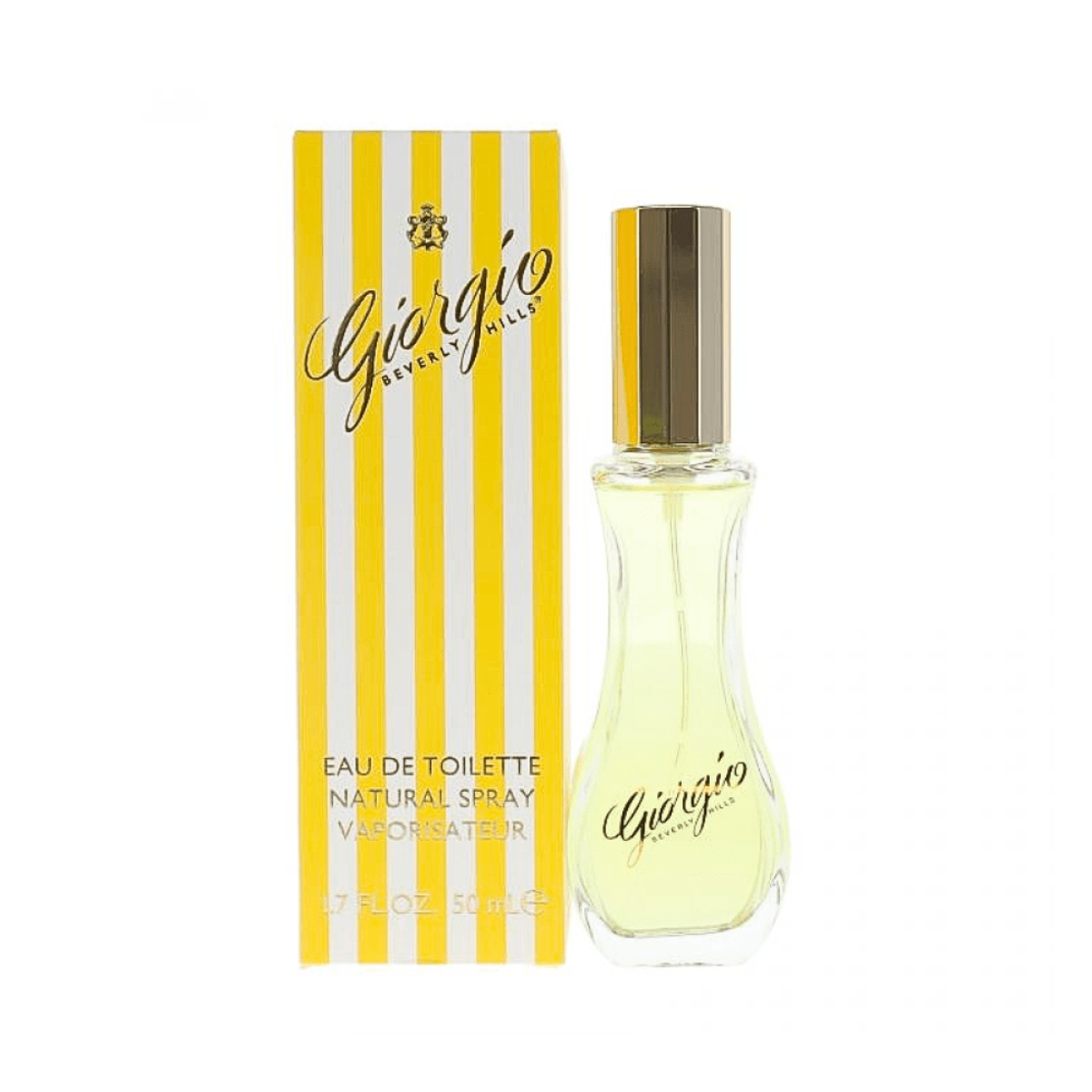 Giorgio Beverly Hills Giorgio Yellow Eau de Toilette Spray 50ml – Floral, Woody Fragrance for Women