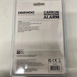 Daewoo Carbon Monoxide Alarm Detector ELA1391 – EN 50291-1:2018 Compliant, Battery Powered, Wall Mounted