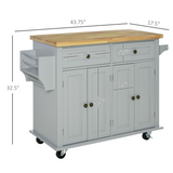 Modern Kitchen Storage Cabinet with 2 Drawers & Cupboards – Flat Worktop, Kitchen and Dining Room Furniture