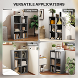 6-Cube Bookcase with Open Storage Shelves – Room Divider & Display Cabinet for Living Room or Office