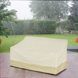 Outsunny Waterproof Furniture Cover for 3-Seat Rattan Sofa – Oxford Cloth Patio Protector, Beige