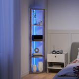 5-Tier Shelf RGB Floor Lamp with Remote