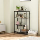 4-Tier Open Bookcase & Display Shelf – Versatile Bookcase, Plant Stand or Room Divider