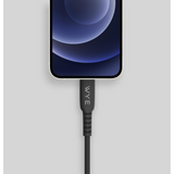 WYE USB-A to 8-Pin Fast Charging and Data Cable, 3m – Quick Charge & Data Sync, Black